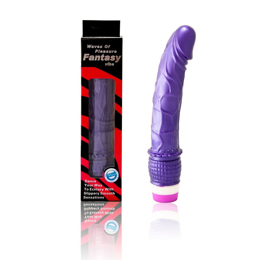 BAILE - VIBRATORE ONDE DI PIACERE 23 CM VIOLA – Vibratori realistici – foto 2