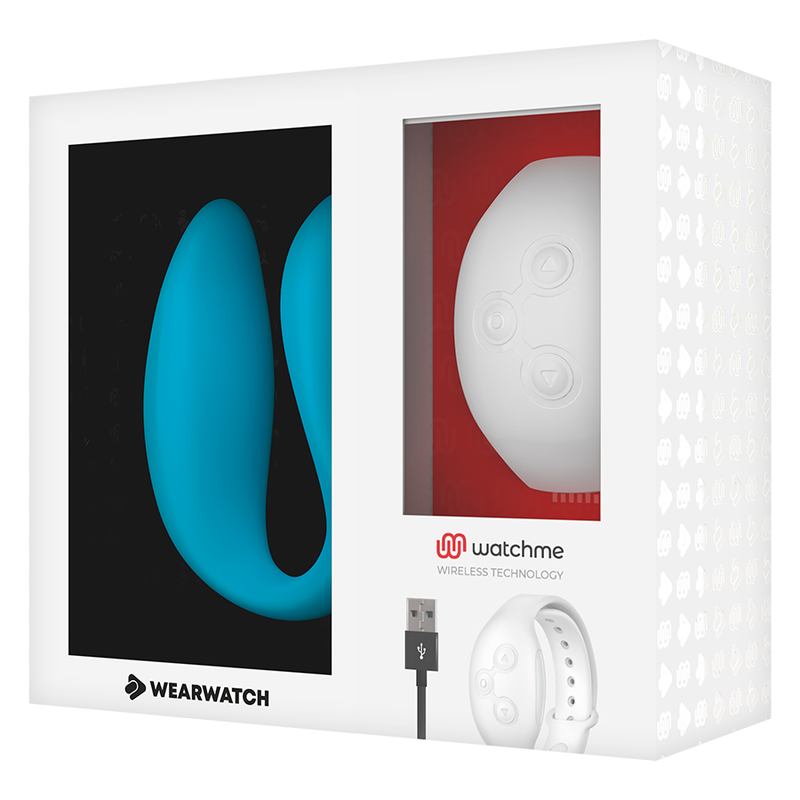WEARWATCH - WATCHME VIBRATORE A DOPPIA TECNOLOGIA INDIGO/SNOW – Telecomando – foto 5