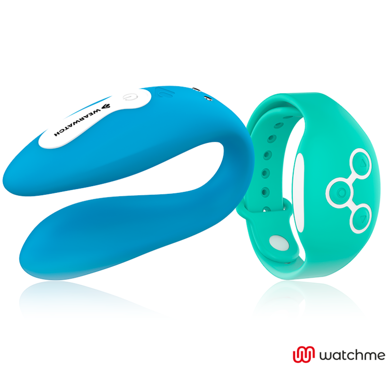 WEARWATCH - VIBRATORE WATCHME A DOPPIA TECNOLOGIA INDIGO/ACQUA DI MARE – Telecomando – foto 2