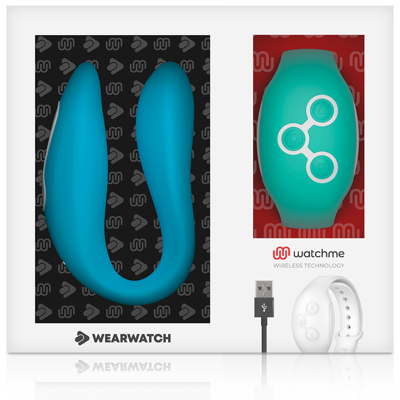 WEARWATCH - VIBRATORE WATCHME A DOPPIA TECNOLOGIA INDIGO/ACQUA DI MARE – Telecomando – foto 6