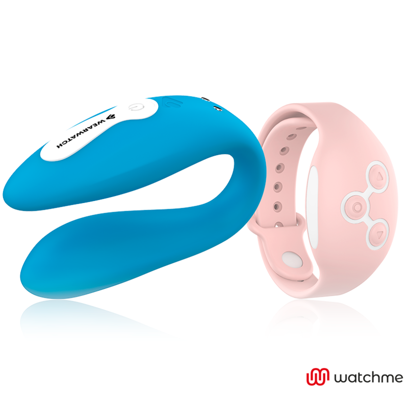 WEARWATCH - WATCHME VIBRATORE A DOPPIA TECNOLOGIA INDIGO / ROSA – Telecomando – foto 2