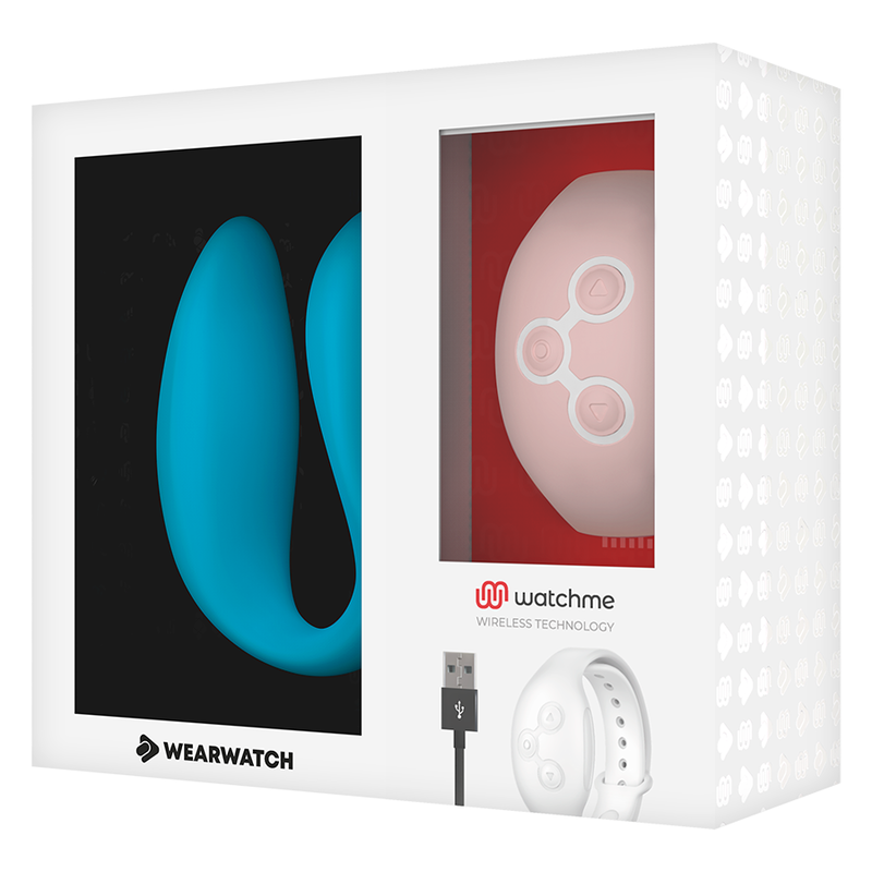 WEARWATCH - WATCHME VIBRATORE A DOPPIA TECNOLOGIA INDIGO / ROSA – Telecomando – foto 5