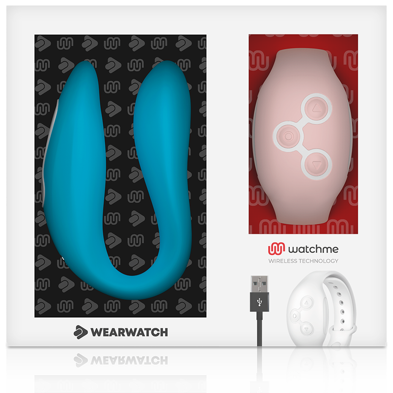 WEARWATCH - WATCHME VIBRATORE A DOPPIA TECNOLOGIA INDIGO / ROSA – Telecomando – foto 7