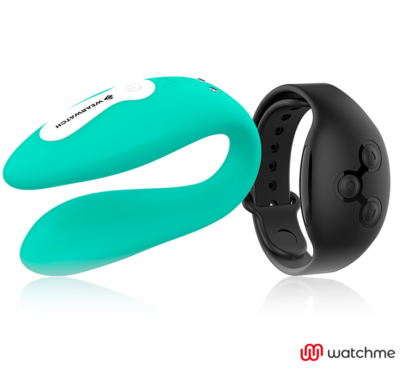 WEARWATCH - OROLOGIO VIBRATORE A DOPPIA TECNOLOGIA ACQUAMARINA / JET – Telecomando – foto 2