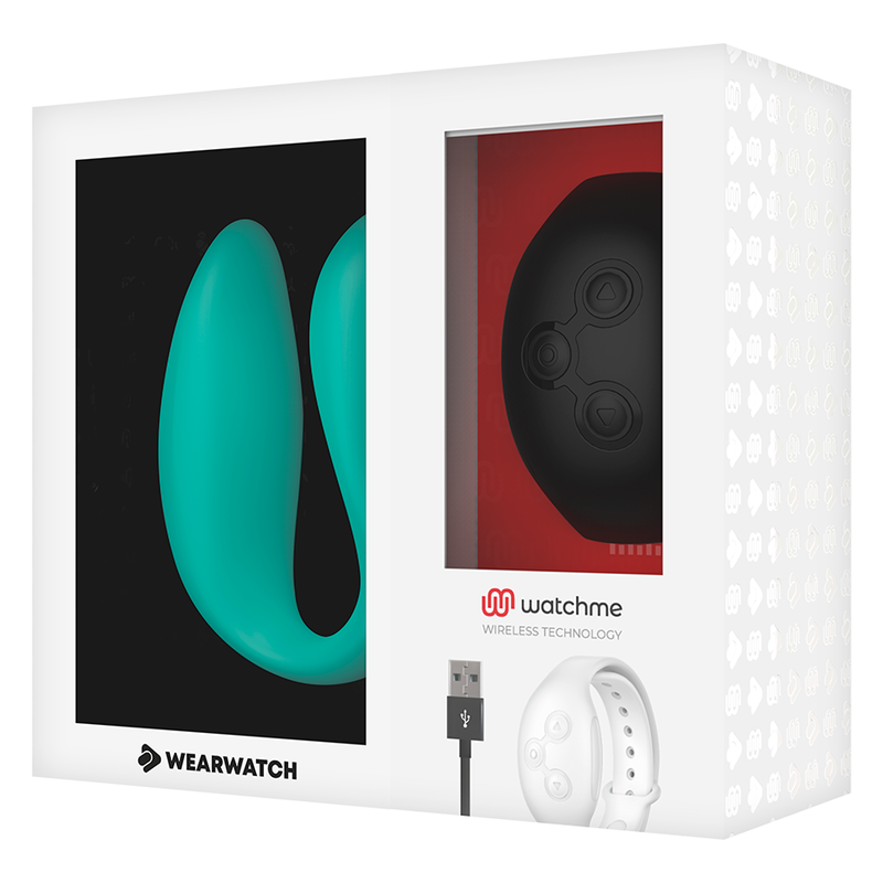 WEARWATCH - OROLOGIO VIBRATORE A DOPPIA TECNOLOGIA ACQUAMARINA / JET – Telecomando – foto 6