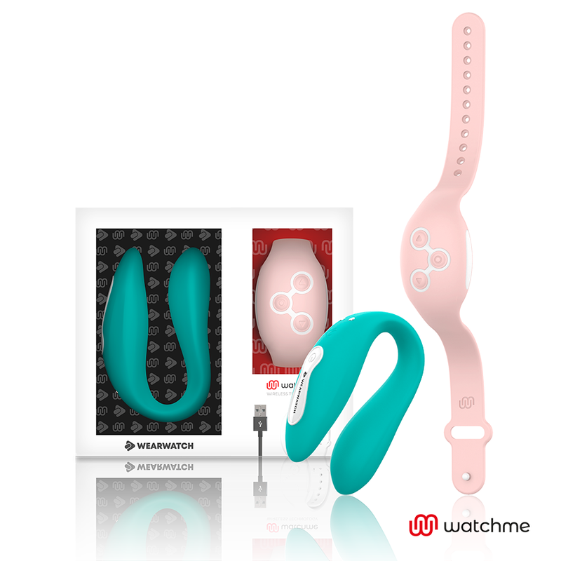 WEARWATCH - WATCHME VIBRATORE A DOPPIA TECNOLOGIA ACQUA DI MARE / ROSA – Telecomando