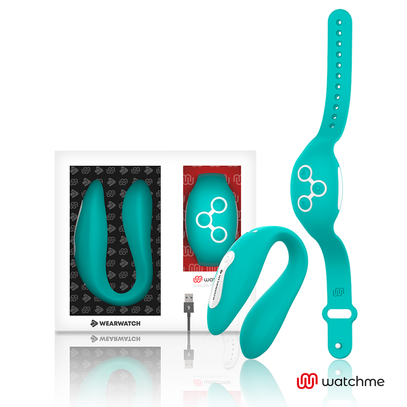 WEARWATCH - VIBRATORE WATCHME A DOPPIA TECNOLOGIA VERDE CHIARO – Telecomando