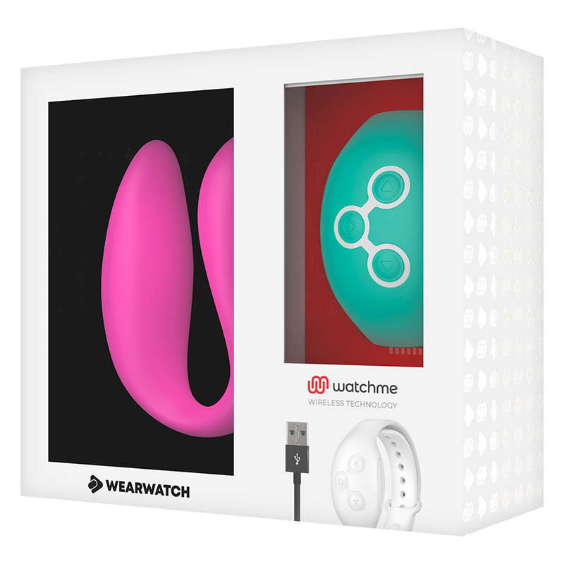 WEARWATCH - VIBRATORE WATCHME A DOPPIA TECNOLOGIA FUCSIA / ACQUA DI MARE – Telecomando – foto 7