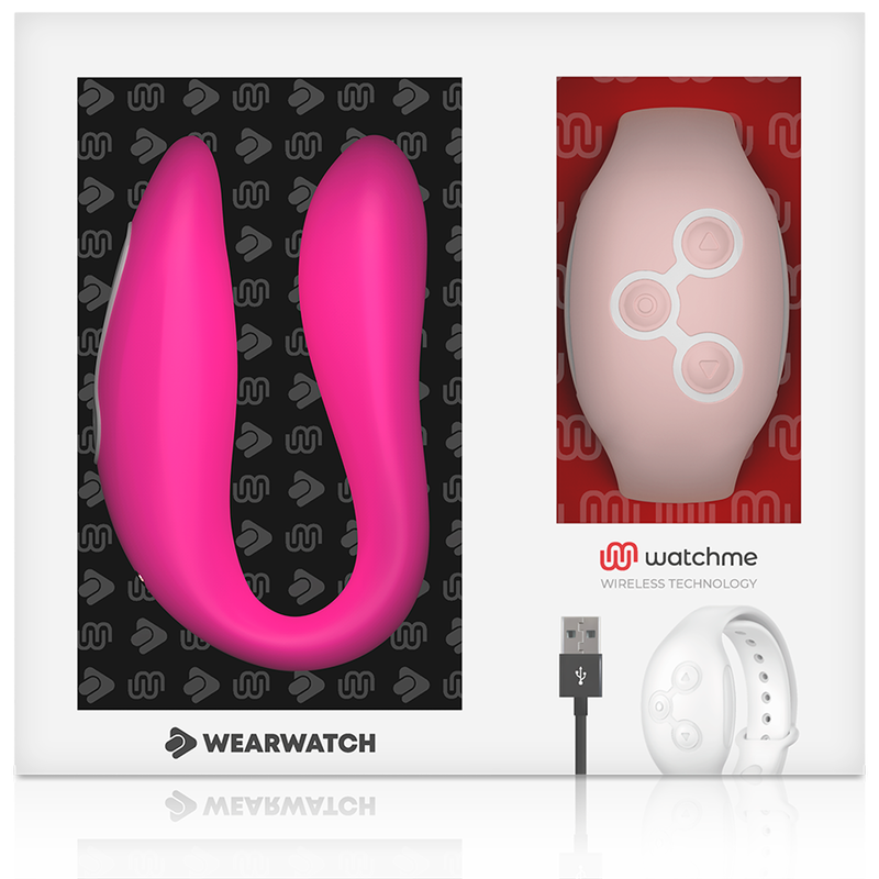 WEARWATCH - VIBRATORE WATCHME DOPPIA TECNOLOGIA FUCSIA / ROSA – Telecomando – foto 6