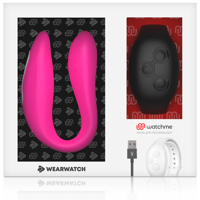 WEARWATCH - VIBRATORE WATCHME DOPPIA TECNOLOGIA FUCSIA/AZABACHE – Telecomando – foto 6