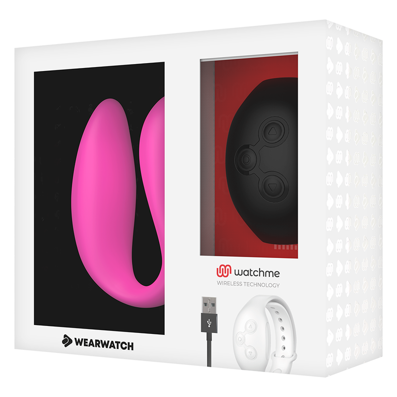 WEARWATCH - VIBRATORE WATCHME DOPPIA TECNOLOGIA FUCSIA/AZABACHE – Telecomando – foto 7