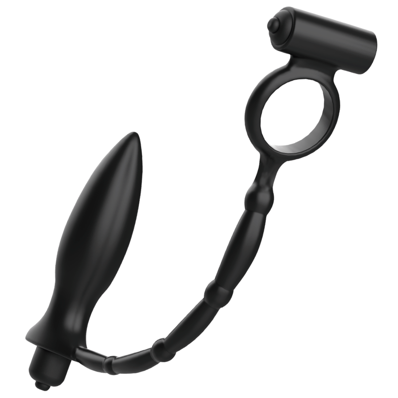 ADDICTED TOYS - PLUG ANALE CON ANELLO VIBRANTE – Anelli con Spina
