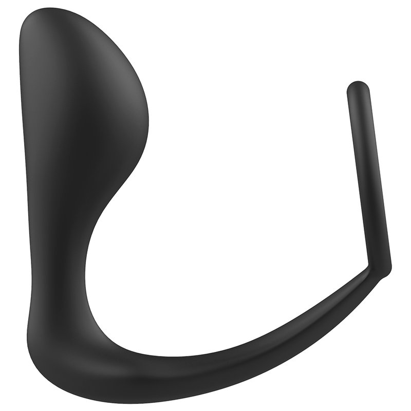 ADDICTED TOYS - PLUG ANALE CON ANELLO IN SILICONE NERO – Tappi anali – foto 5