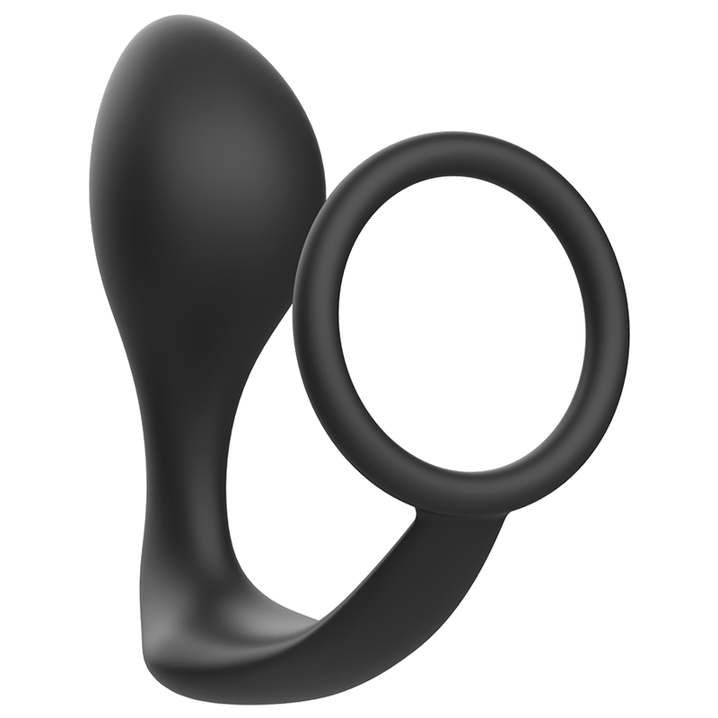ADDICTED TOYS - PLUG ANALE CON ANELLO IN SILICONE NERO – Tappi anali – foto 3
