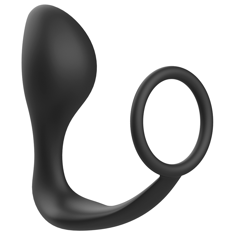ADDICTED TOYS - PLUG ANALE CON ANELLO IN SILICONE NERO – Tappi anali