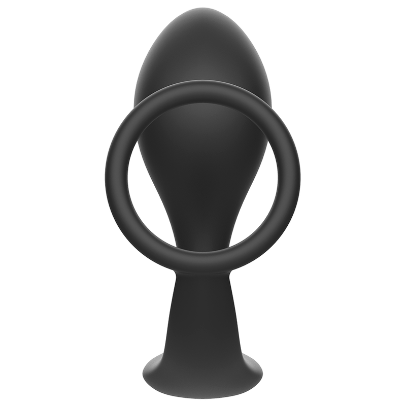 ADDICTED TOYS - PLUG ANALE CON ANELLO IN SILICONE NERO – Tappi anali – foto 4