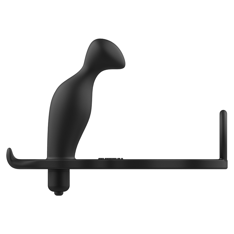 ADDICTED TOYS - PLUG ANALE CON ANELLO IN SILICONE NERO 12 CM – Tappi anali – foto 3