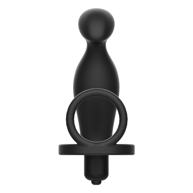ADDICTED TOYS - PLUG ANALE CON ANELLO IN SILICONE NERO 12 CM – Tappi anali – foto 5