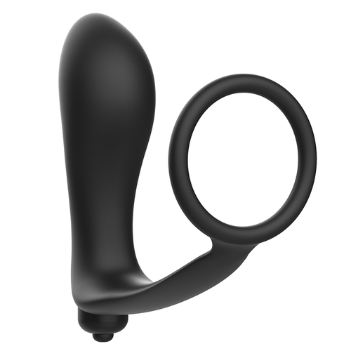 ADDICTED TOYS - PLUG ANALE VIBRANTE CON ANELLO DEL PENE – Anelli con Spina