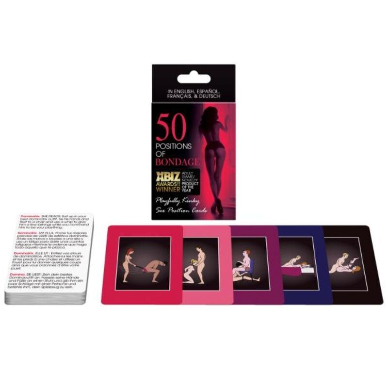 KHEPER GAMES - 50 POSIZIONI DI CARTE BONDAGE – Giochi di carte – foto 2